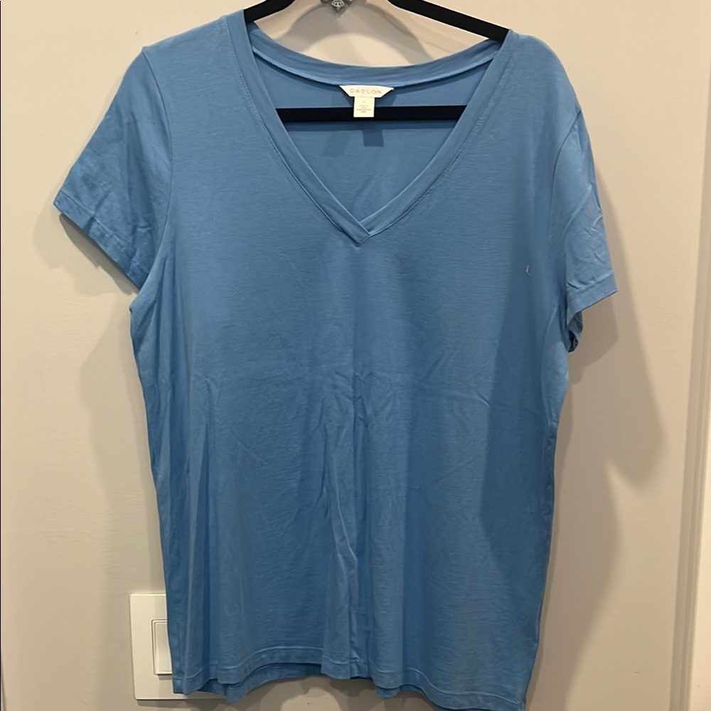 Caslon Blue Relaxed Short Sleeve T-Shirt